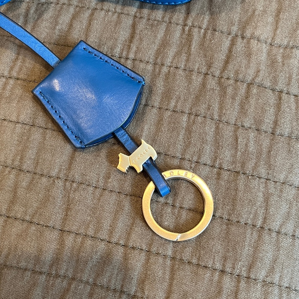 RADLEY LONDON Blue Croc-Embossed Crossbody Bag - Picture 5 of 10